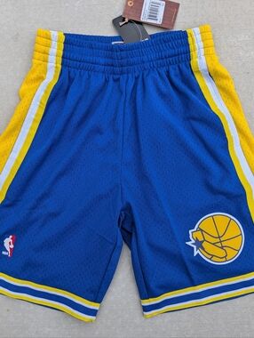 NWT Mitchell Ness Golden State Warriors Hardwood Classic Shorts